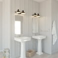 thumbnail image 3 of Akron 2 Light Bronze Farmhouse Barn Bathroom Vanity Fixture, 3 of 8