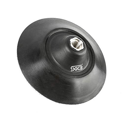 SGCB Plaque de Support Flexible Rotative 6, Filetage 5/8 en PU pour Polissage et Polissage