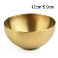 thumbnail image 1 of Stainless Steel Rice Soup Heat Insulated 304 Double Walled Bowl Salad Mixing, 1 of 11