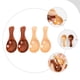 thumbnail image 3 of EeaseMX 4 cucharas de madera para helado, cucharas de postre prácticas, cucharas pequeñas para sal y té., 3 of 7