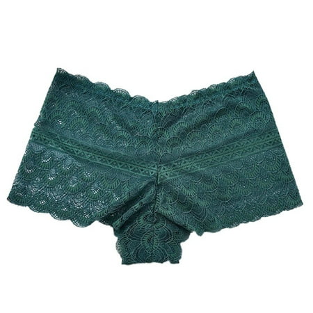 Women Pants Ladies Anti-Lighting Full Lace Lace Ladies Boxer Briefs
