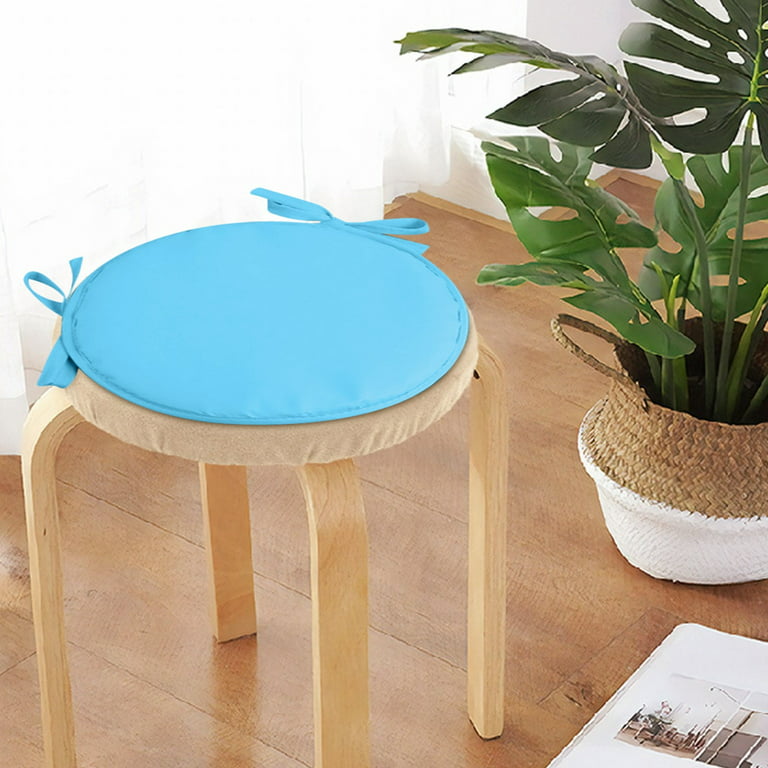 Round Garden Chair Pads Seat Cushion for Outdoor Bistros Stool Patio Dining Room Memory Foam Back Support Back Pad for Car Lumbar Support Cushion