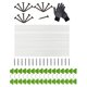 thumbnail image 3 of Juego de aros para invernadero, aros de jardín flexibles, aros de soporte para túnel de cultivo, marco para Juego de 25 aros., 3 of 5