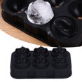 thumbnail image 4 of Ice Cube Container Silicone Black Ice Cube Tray Easy Demolding for Restaurant, 4 of 8