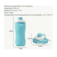 thumbnail image 5 of "2pzs Termo Para Agua 600 Ml De Silicona Plegable Portátil LAB.g  azul y Gris ", 5 of 5