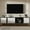 Black&White, variant on Modern Entertainment Center For Up To 80"TV, TV Stand With Storage Cabinet For Living Room, Bedroom, White