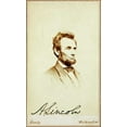 thumbnail image 2 of Brady, Mathew B. 10x14 Gold Ornate Wood Framed with Double Matting Museum Art Print Titled - Abraham Lincoln, 1864, 2 of 4