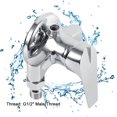 thumbnail image 4 of Shower Head Valve Hot Cold Mixing Valve Ergonomically Designed Handle G1/2" Male Thread Shower Arm Adapter, Shower Head Shut Off Valve For Toilet Restaurant, 4 of 8