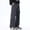 Dark Gray, variant on Men's Multi-Pocket Wide Leg Cargo Pants, Elastic Waist Drawstring, Rugged Streetwear Trousers for Work Khaki XXL