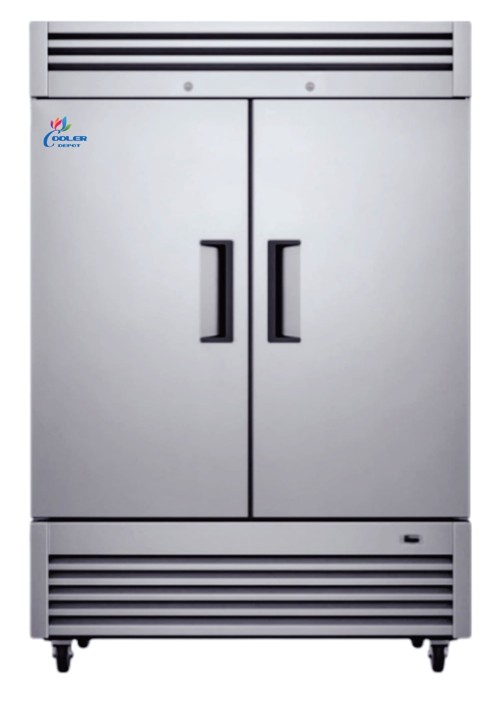 Commercial Reach in Refrigerator, 54" x 32" x 81 1/2", 42 Cubic Ft, Double Door Stainless Steel Fridge, NSFcertified