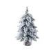 thumbnail image 2 of Mini Árbol de Navidad de 45 Cm, Pino Blanco con Base de Madera | Decoración Navideña Pequeña de Mesa | Decoración Navideña En Miniatura de Pvc Duradera para Escritorio, Repisa, Regalo, Oficina y Hoga, 2 of 6
