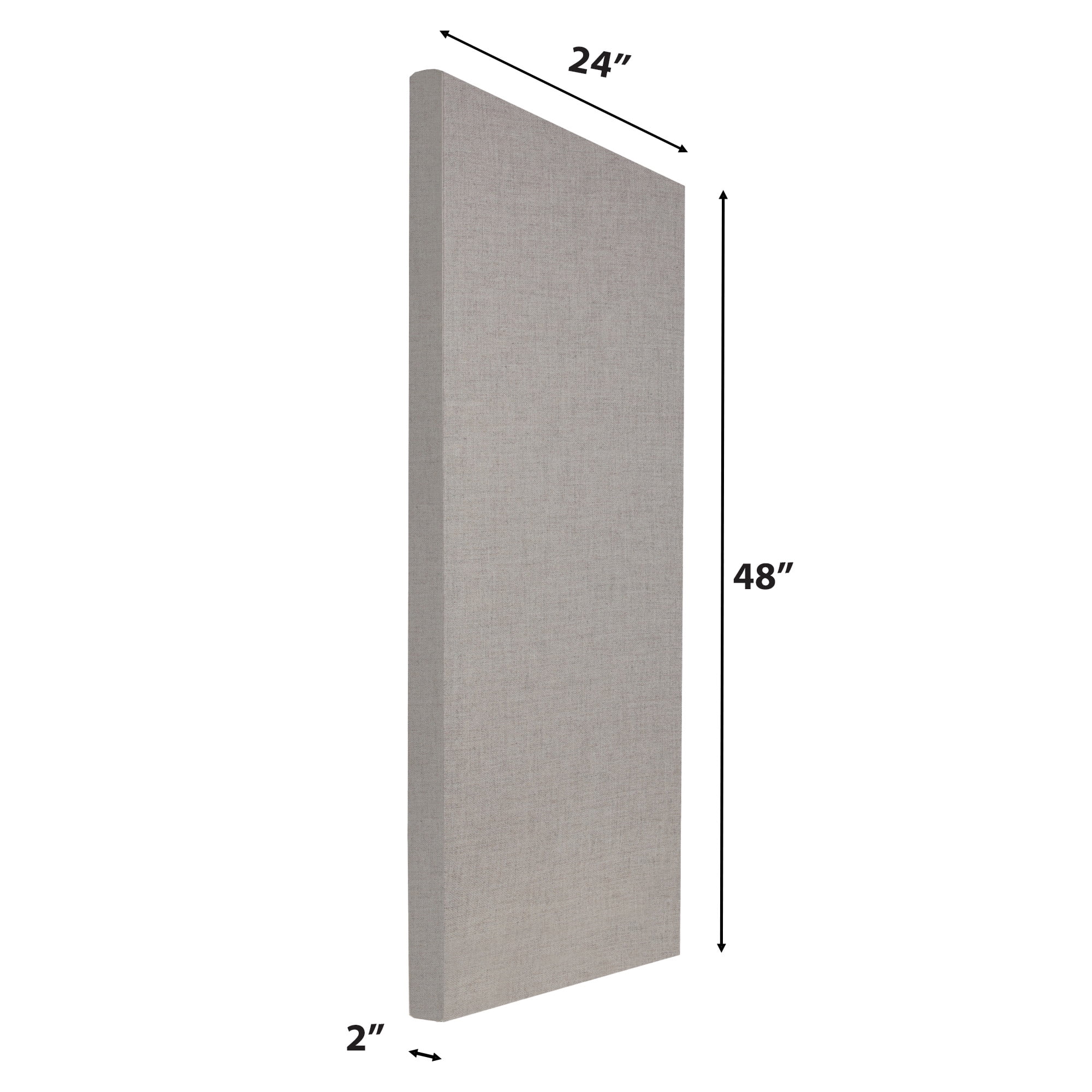 ATS Acoustics ECO Panel Low-VOC Professional Studio Recording Booth Sound Absorbing Acoustic Panel 24" x 48" x 2" (Sandstone)