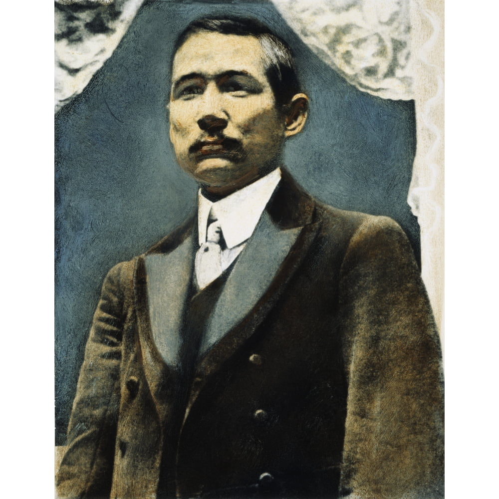 Stretched Canvas Art - Sun Yat-Sen (1866-1925). /Nchinese Statesman And ...