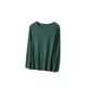thumbnail image 1 of Sonducket Ropa interior térmica femenina Tops manga larga sin costuras cómodo otoño Oficina dormir ropa interior camisa cálida para mujer Prendas para la parte del cuerpo Verde oscuro 3XL Sonducket AP013722-05, 1 of 6