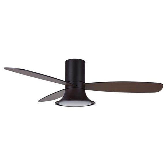 Lucci Air 21066301 Lucci Air Flusso 52 Pieds Lumière Bronze Huilée avec Télécommande Ventilateur de Plafond