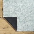 thumbnail image 2 of Better Homes & Gardens Boho Circles Washable Non-Skid Area Rug, Blue, 5' 3" x 7', 2 of 6