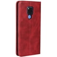 thumbnail image 4 of IBAOLE for Huawei P30 Pro Wallet Case, Premium PU Leather Flip Folio Case,Magnetic Closure，Stand Function with Card Slots/Cash for Huawei P30 Pro-Dark Brown Huawei Mate 20 X--*Red Huawei Mate 20 X, 4 of 7