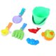 thumbnail image 2 of Gwong Juguete 7pcs Kids Summer Beach Sand Water Bucket Sprinkler Spoon Pretend Play Toy Set Gwong 30005340, 2 of 7