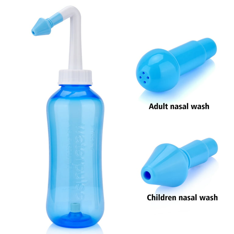 300ml Nasal Wash Neti Pot Nose Cleaner Bottle Irrigator Sinus Rinse Adult  Child0