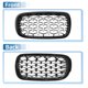 thumbnail image 5 of Parrilla de parachoques superior del capó delantero Unique Bargains para BMW X5 F15 2014-2016 Izquierda y Derecha 1 Par Negro Plateado, 5 of 6