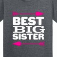 thumbnail image 4 of Inktastic Best Big Sister Youth T-Shirt, 4 of 5