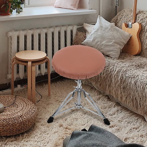 CYLINDSOME Washable Round Stool Cover, Bar Stool Protector, Chair Seat Cover for Kitchen, Dining, Home Use