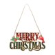 thumbnail image 1 of Puntoco Decoraciones Navideñas Letras De Madera Feliz Navidad Cuadros Colgantes Pintados Letras Navideñas Colgantes De Madera Estilo Rojo Y Verde Decoración Del Hogar, 1 of 1