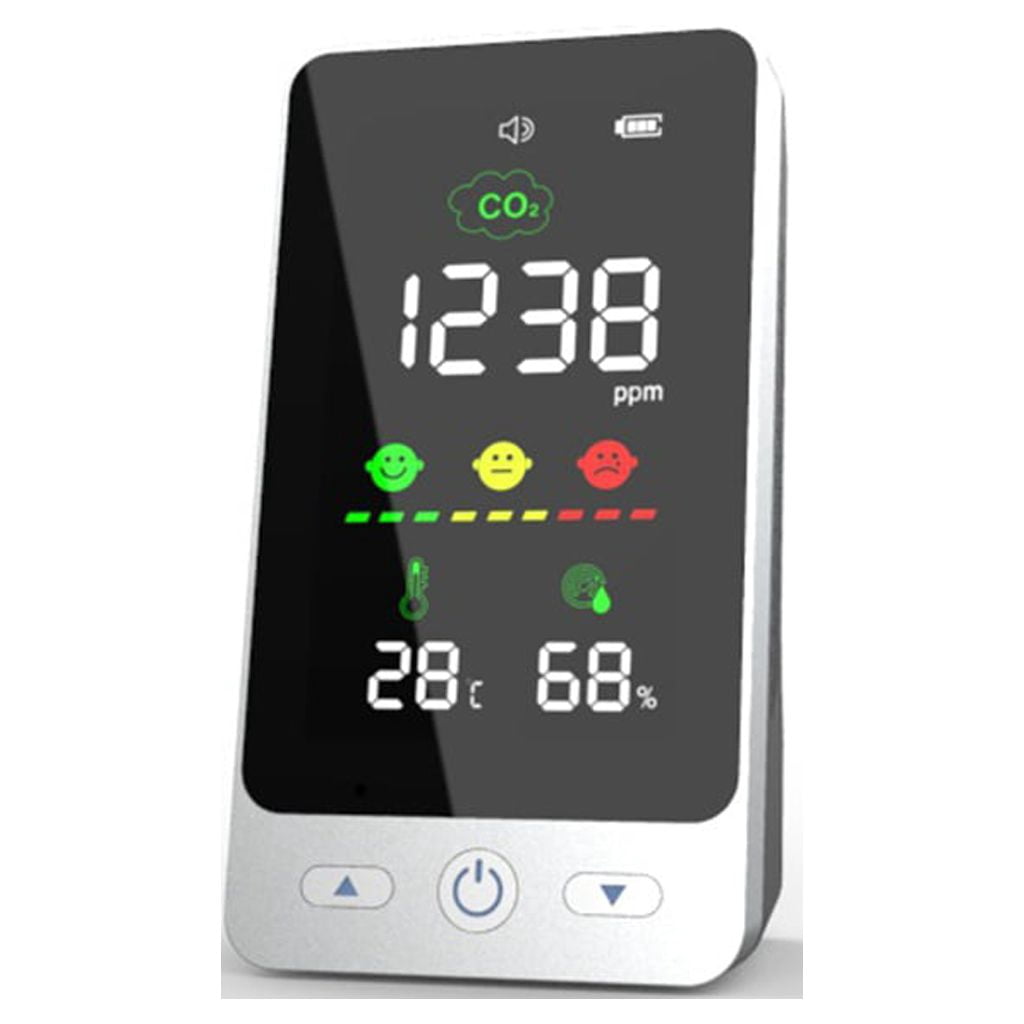 CO2 Meter Air Quality Monitor Carbon Dioxide Humidity Temperature Indoor Detector NDIR Channel
