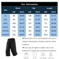 thumbnail image 3 of Domuza Men's Capri Pants 3/4 Long Straight-Leg Sport Shorts Quick Dry Workout Gym Beach Shorts with Zipper Pockets Khaki 4XL, 3 of 5