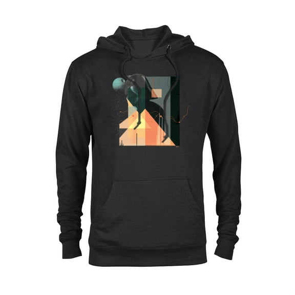 Star Wars Darth Vader Art Deco Profile - Pullover Hoodie for Adults - Customized-Black