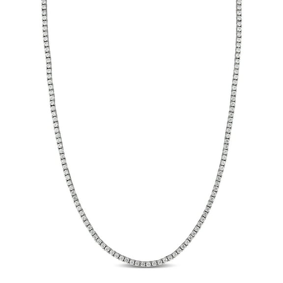 Everly Women's Cubic Zirconia Sterling Silver Tennis Necklace