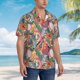 thumbnail image 3 of Fotbe Tropical Fruit Camisa Hawaiana para Hombre Unisex – Camisa Casual de Verano con Botones de Manga Corta de Algodón y Lino,Small, 3 of 7