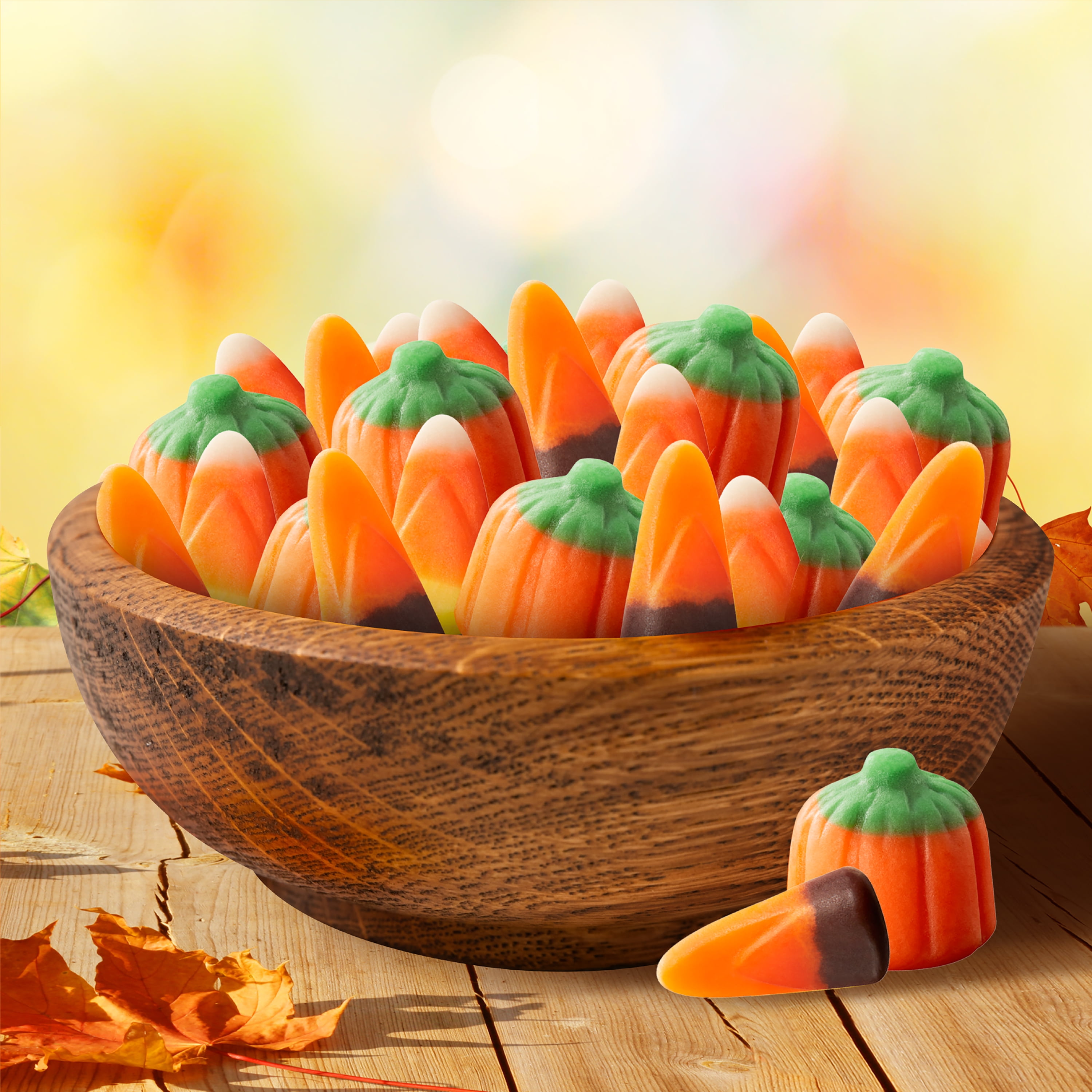 (3 pack) Brach's Assorted Flavors Autumn Mix Candy, Halloween Candy, 40 oz Bag