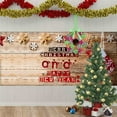 thumbnail image 4 of Christmas Santa Claus Garage Door Decoration Merry Christmas Garage Door Banner Cover Size Xmas Backdrop Decorations Christmas Tree Outdoor Indoor Background Sign, 4 of 9