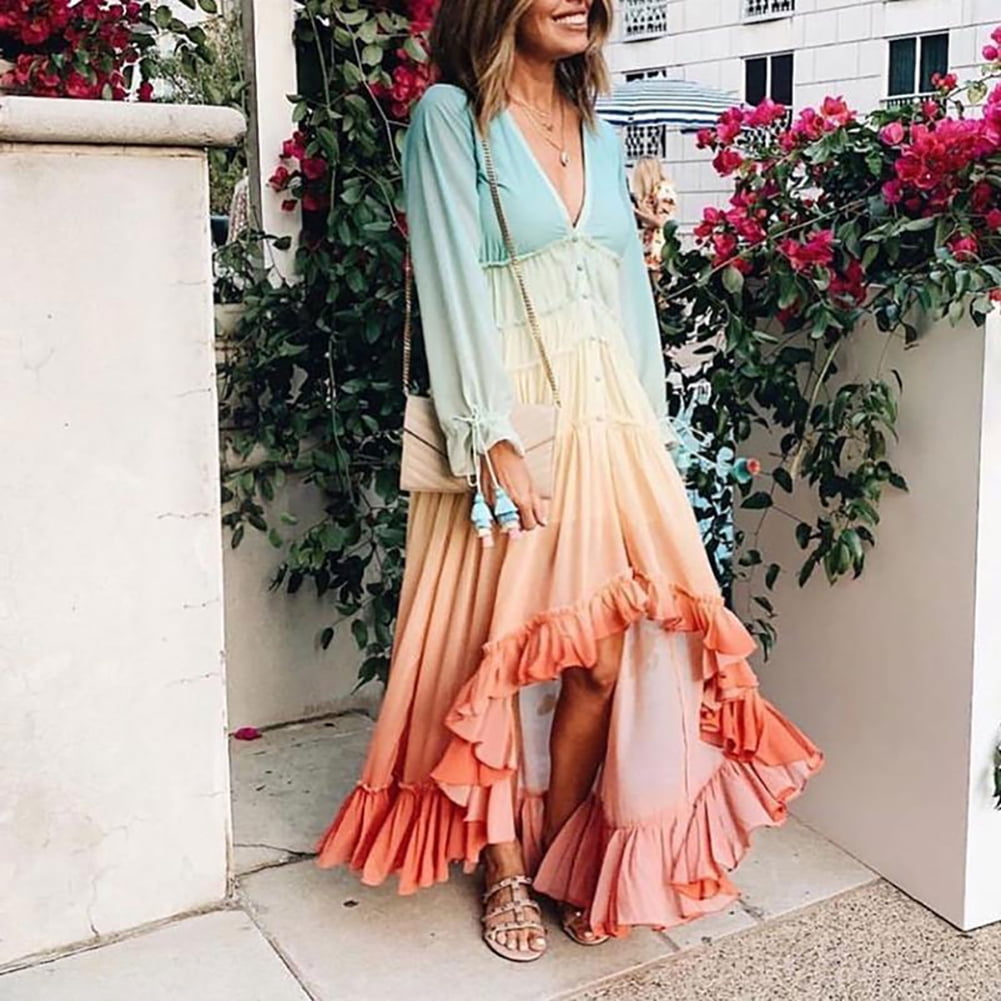 Kavoc Beach Dress Boho Summer Holiday 