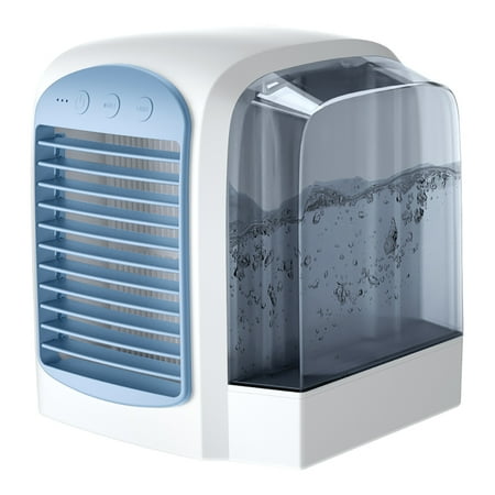 

Chicmine Portable Mini Air Conditioner USB Mute Office Home Cooling Fan Cooler Humidifier