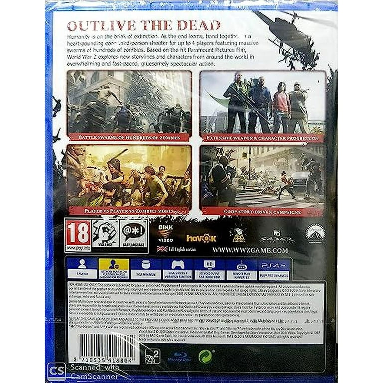 World War Z PS4 (PS4) - Walmart.com
