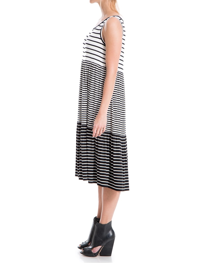 fit and flare jersey dress Fit & Flare Shirt Dress | AirWeave Stretch Linen (Star White) main image 0