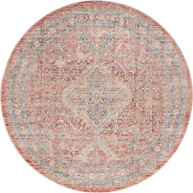 Unique Loom 3147843 5 ft. 3 in. x 5 ft. 3 in. Elizabeth Noble Round Rug, Cream