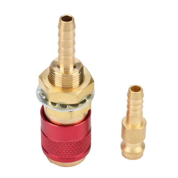 SHENMO M6 Gas Water Quick Connector for MIG TIG Welder Torch Fitting For Welding Torch Red