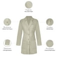 thumbnail image 5 of Panda Uniform lab coat women and lab coats | white lab coat women & doctor coat, 5 of 7