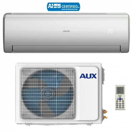 

AUX 36 000 BTU Ductless Mini Split Air Conditioner & Heat Pump 17 SEER 3 TON 230V 12 ft Line set Non-WiFi control Wall-Mount