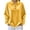 Yellow, variant on Dagugfen Sweatshirts for Women Velvet Fuzzy Fleece Quarter Zip Lapel Neck Comfy Breathable Soft Casual Pullover Shirts(XL,Yellow)
