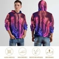 thumbnail image 5 of Neon Cactus Regular Fit Hoodie, Sporty Pullover Hooded Sweatshirt for Men Women M, 5 of 6