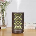 thumbnail image 4 of Vaidha Wood Grain Aroma Diffuser 200ml Colorful Night Light Atomizing Humidifier, 4 of 7