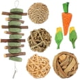 thumbnail image 4 of Miangastore 8 Pcs Jouets d'Enrichissement pour Petits Animaux Hamsters Rats Cochon d'Inde Jouets à Mâcher, 4 of 9