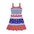 thumbnail image 4 of Uourmeti Girls Axolotl Dress Princess Birthday Rainbow Dresses for Girls Summer Spaghetti Strap Dresses Cartoon Outfit Kids School Casual Skater 3-14T, 4 of 6
