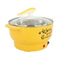 thumbnail image 4 of Olla eléctrica de 1,8 l, 400 a 800 W, acero inoxidable, 2 modos de cocción, protección contra sobrecalentamiento, color amarillo, 4 of 12