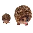 thumbnail image 2 of Miniatures Resin Hedgehogs 2Pcs Hedgehog Adornment Home Decor 6.5X5X7Cm Mini Landscape Ornament 2Pack, 2 of 4