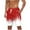 Red, variant on ZCFZJW Fashion Swim Trunks for Men Big and Tall Regular Fit Casual Tie Dye Color Block Print Summer Beach Bathing Suit Quick Dry Hawaiian Shorts with Pockets Black XXXL